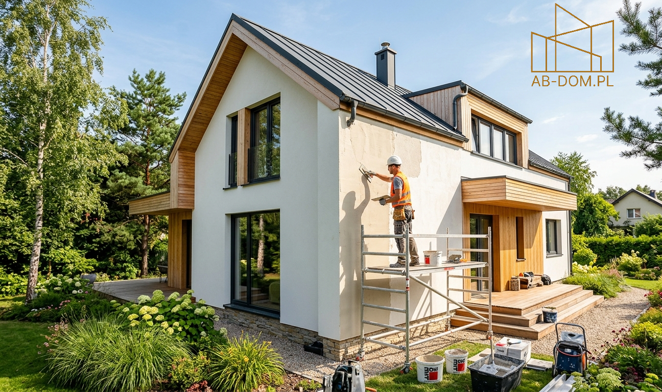 Elewacja domu jednorodzinnego Trójmiasto